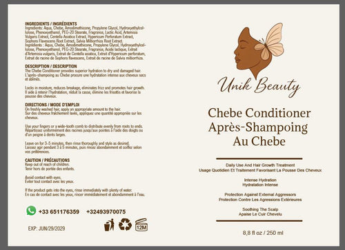 Après-Shampoing au Chébé – Unik Beauty