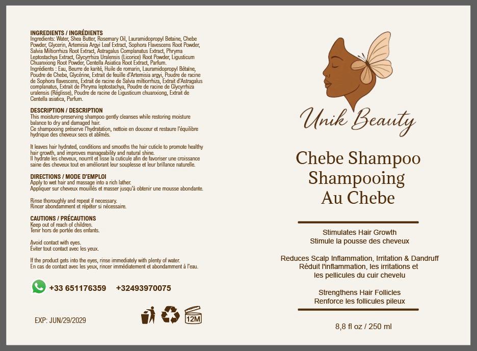 shampoing Chebe Unik Beauty